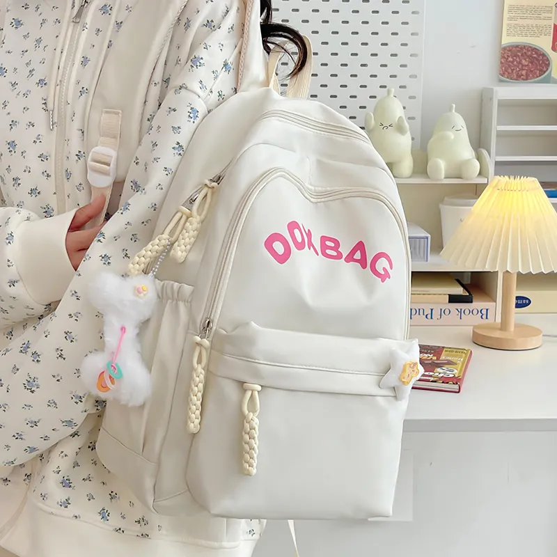 REDOO Nylon Backpack Regular Women's Multicolor-1