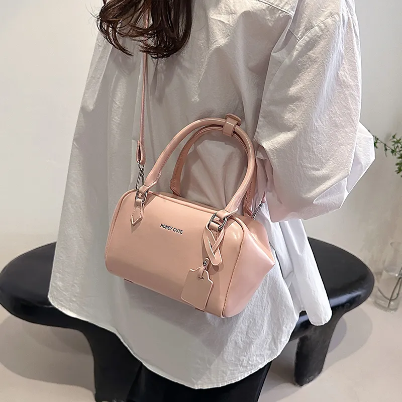 REDOO PU Shoulder Bag, Crossbody Bag, Handbag Regular Women's Cream White/Black/Blue/Pink-19