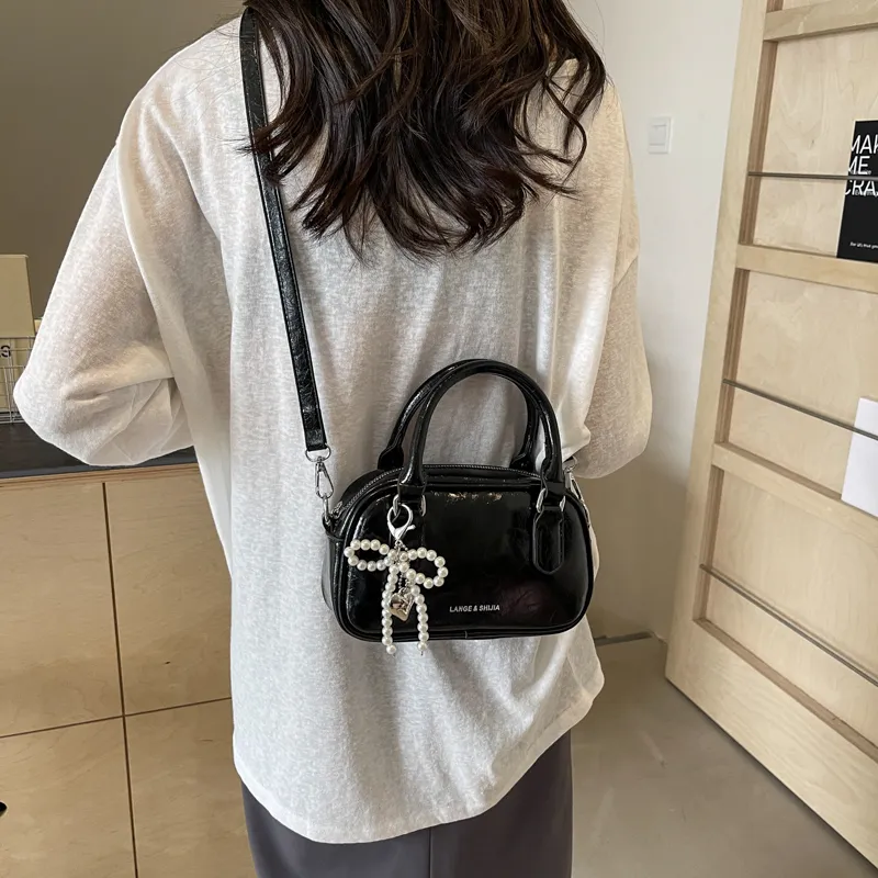 REDOO PU Shoulder Bag, Crossbody Bag, Handbag Women's Ecru/Silver/Black/Burgundy-11