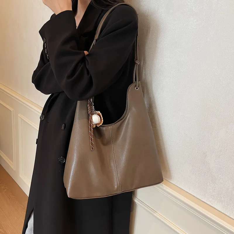 REDOO PU Shoulder Bag Women's Black/Brown/Coffee/Gray-13