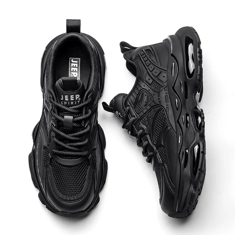 JEEP SPIRIT Darth Vader Chunky Sneakers Men Low Top Jet Myst Black-20