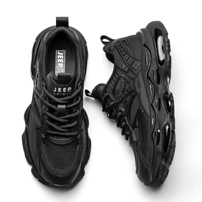 JEEP SPIRIT Darth Vader Chunky Sneakers Men Low Top Jet Myst Black-14