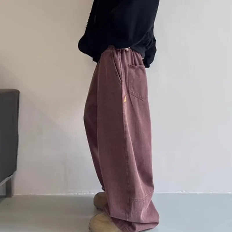 WOKXSS Jeans Unisex Burgundy-1