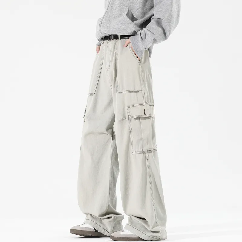 WOKXSS Cargo Pants Unisex Apricot-4