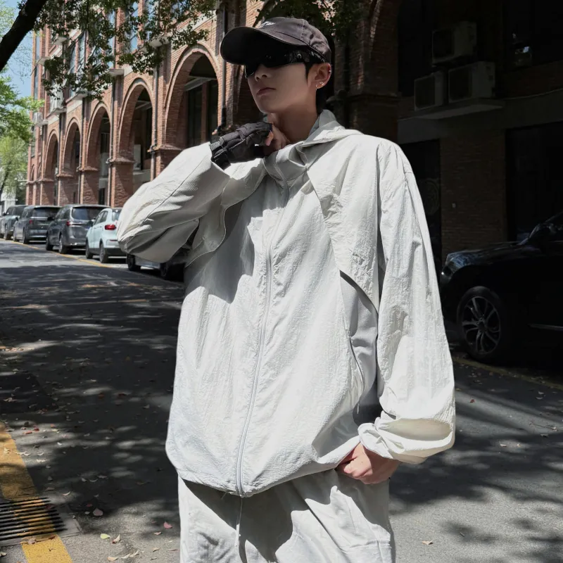 WOKXSS Breathable, Quick Dry, Windproof, UV Protection Sun Protection Clothing Unisex-13