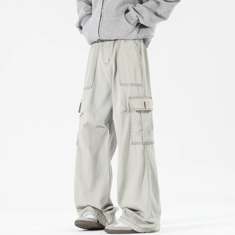 WOKXSS Cargo Pants Unisex Apricot-3