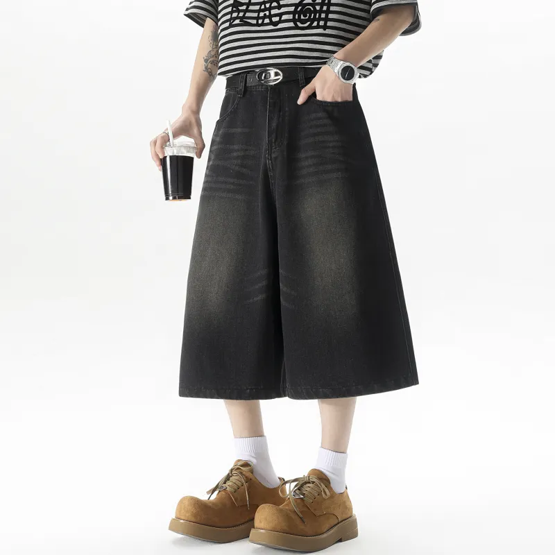 WOKXSS Denim Shorts Unisex-3