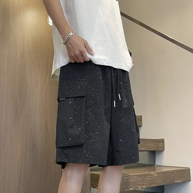 WOKXSS Casual Shorts Unisex Black-4
