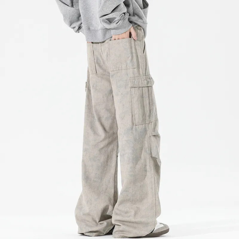 WOKXSS Cargo Pants Unisex Apricot-5