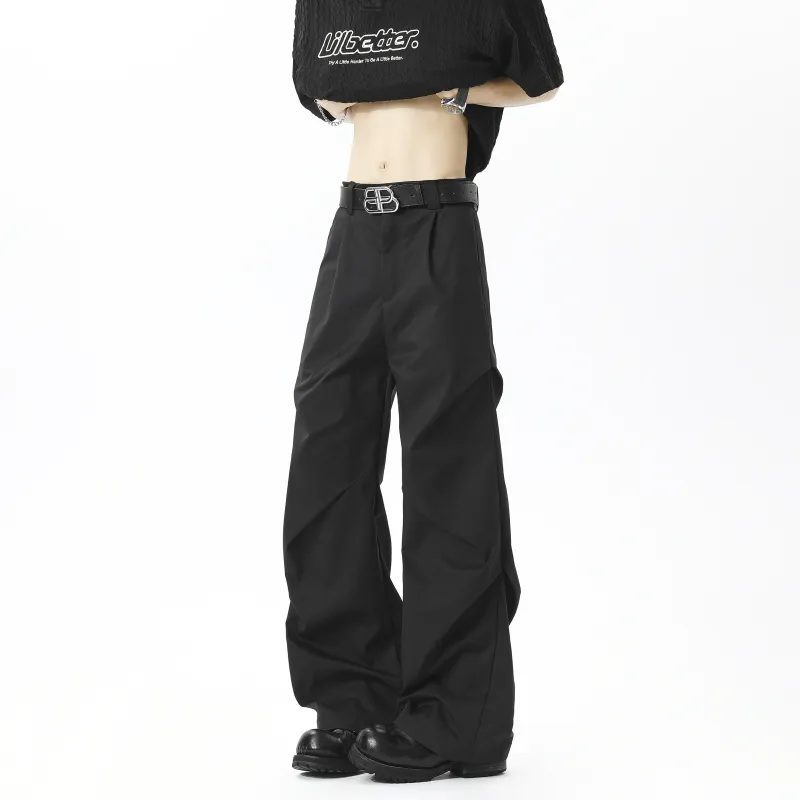REDU Casual Pants Unisex Black-6