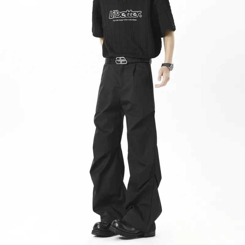 REDU Casual Pants Unisex Black-3