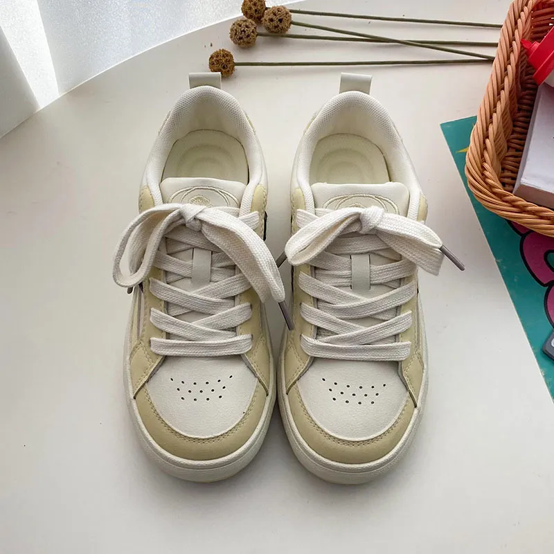 Than Than Me Slip-Resistant Low-Top Skateboard Shoes Women's-11