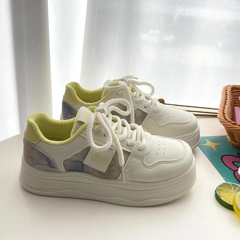 Than Than Me Slip-Resistant Low-Top Skateboard Shoes Women's-2