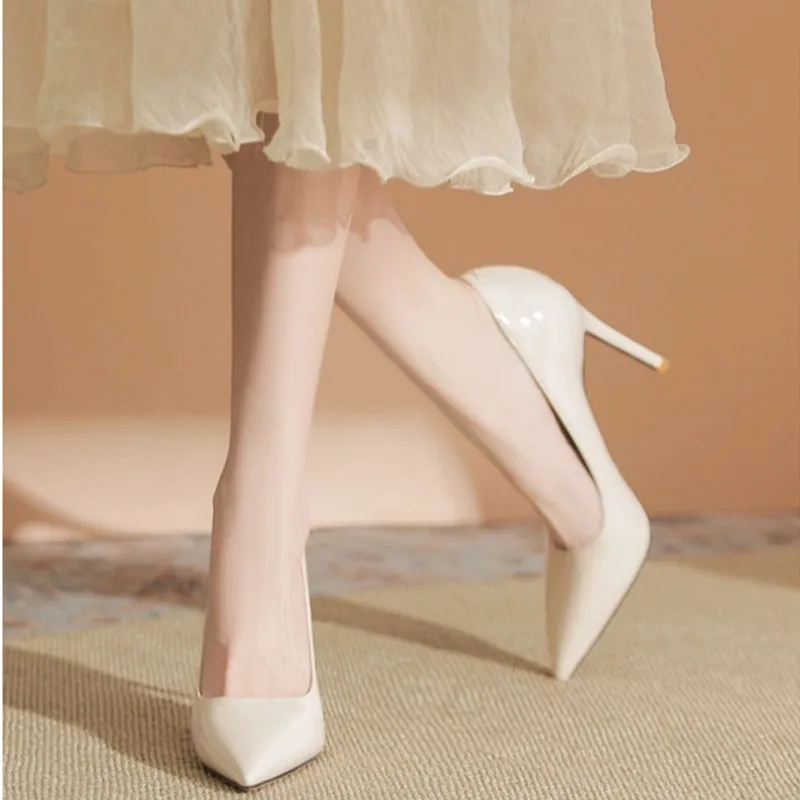 Than Than Me Slim Heel High Heels Women's-5