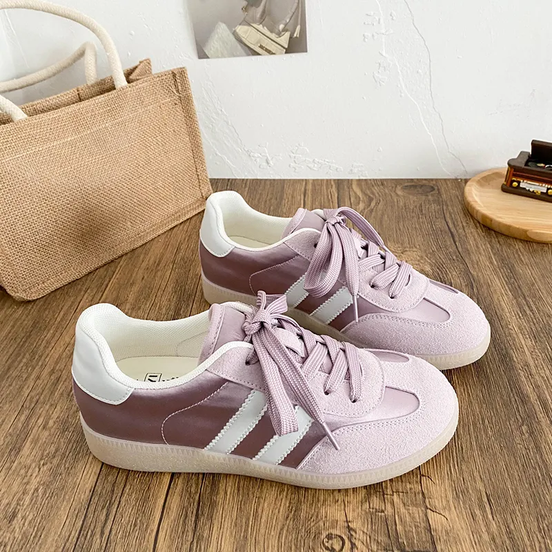 Than Than Me Slip Resistant Low Top Skateboard Shoes Women's-12