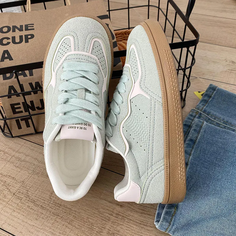 Than Than Me Slip Resistant Low Top Skateboard Shoes Women's-19