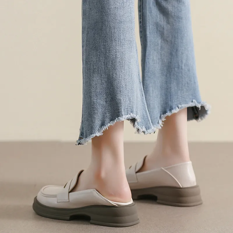 Than than me Loafers Women's Apricot/Black-8