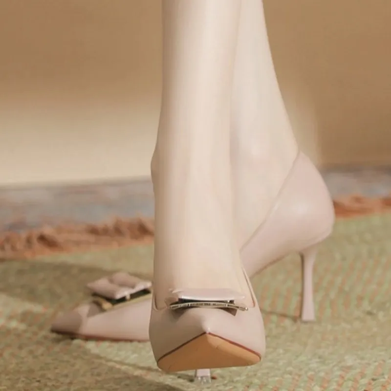 Than Than Me Slim Heel High Heels Women's-3