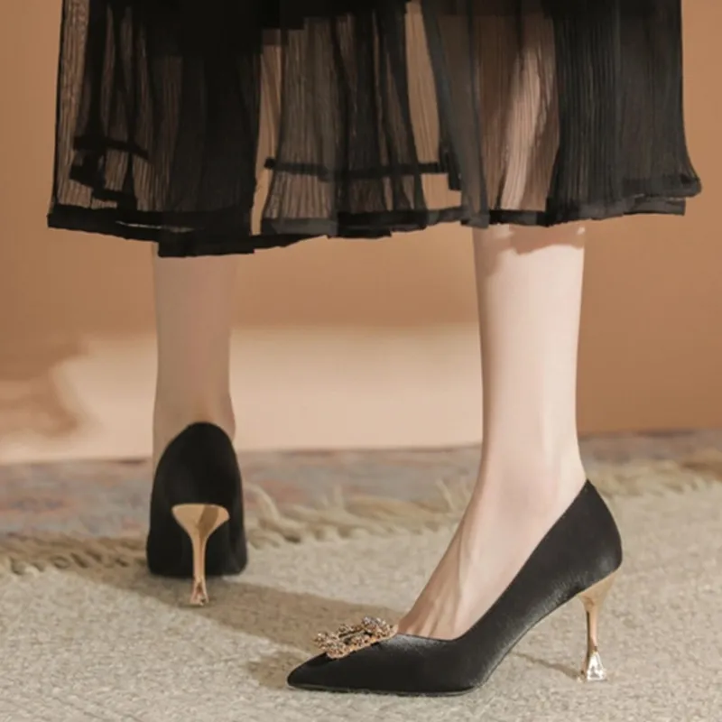 Than Than Me Slim Heel High Heels Women's-3