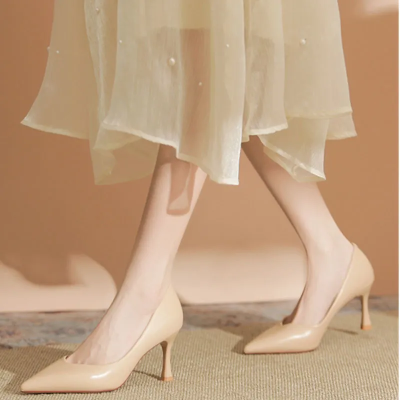 Than Than Me Slim Heel High Heels Women's-11