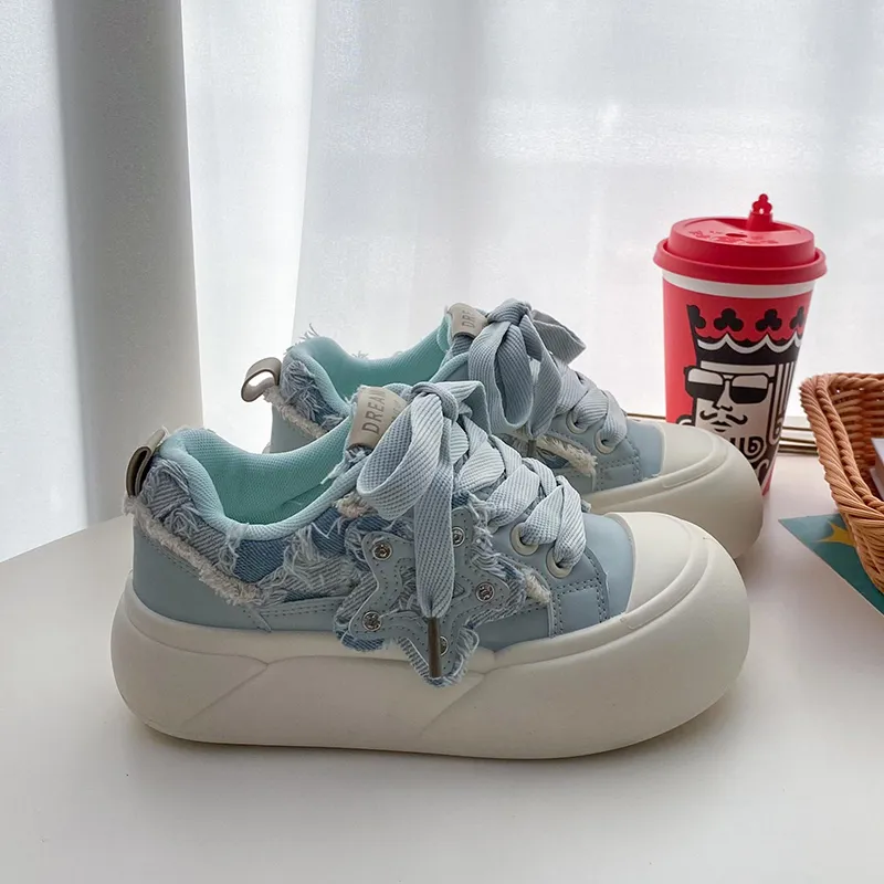 Than Than Me Slip-Resistant Low-Top Skateboard Shoes Women's-2