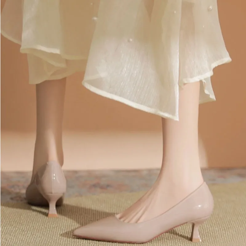 Than Than Me Slim Heel High Heels Women's-6