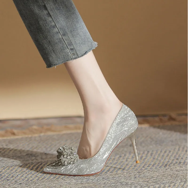 Than Than Me Slim Heel High Heels Women's-2