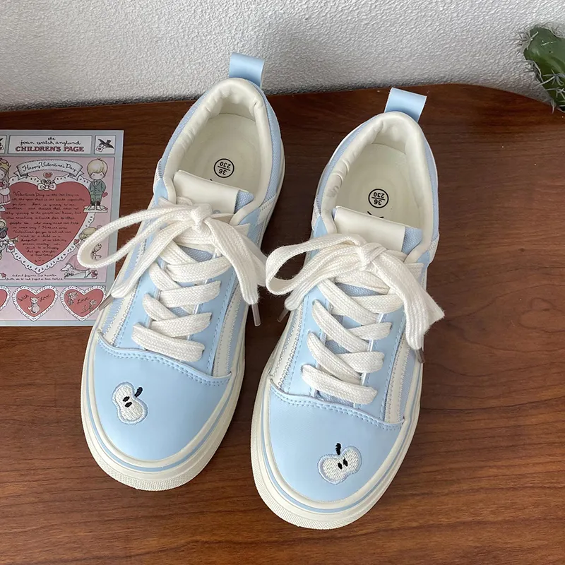 Than Than Me Slip Resistant Low Top Skateboard Shoes Women's-4