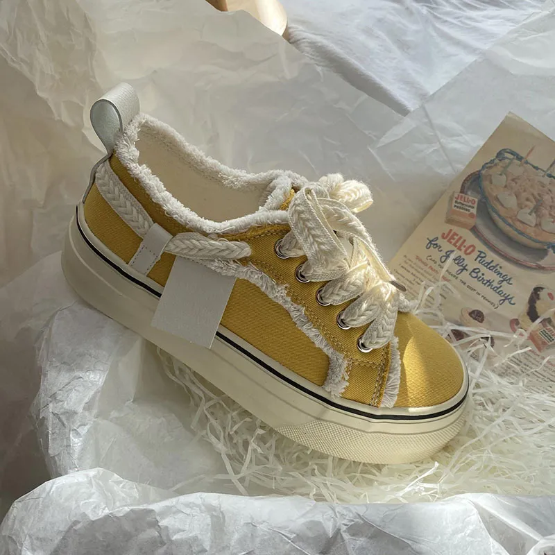 Than Than Me Slip Resistant, Breathable, Height Increasing Low Top Skateboard Shoes Women's-5