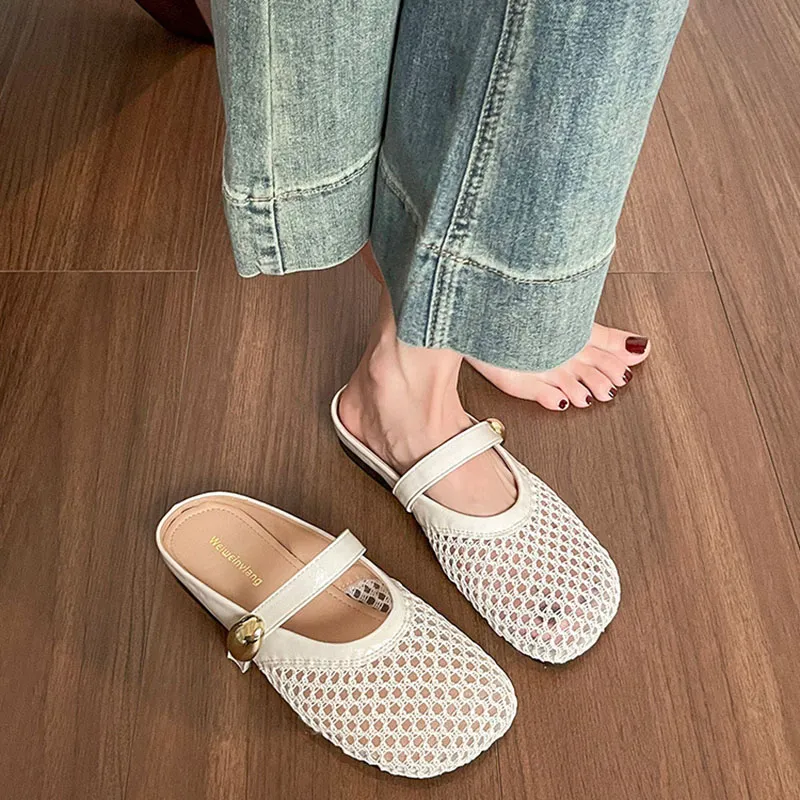 Than Than Me Rubber Sole Slip Resistant Closed Toe Slippers Women's-5