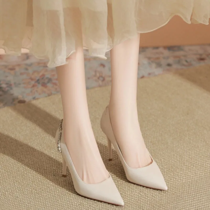Than Than Me Slim Heel High Heels Women's-2