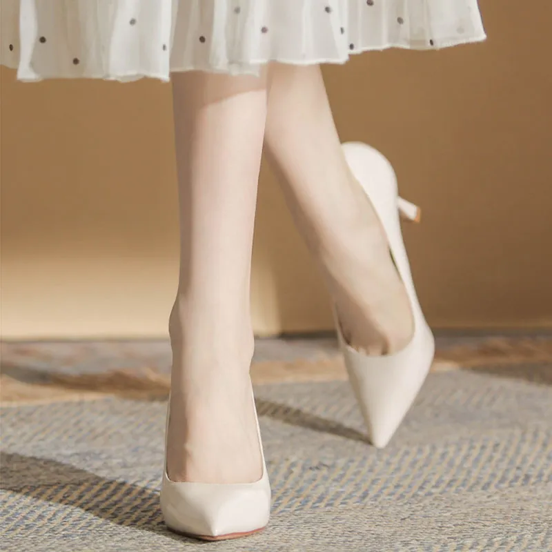 Than Than Me Slim Heel High Heels Women's-12