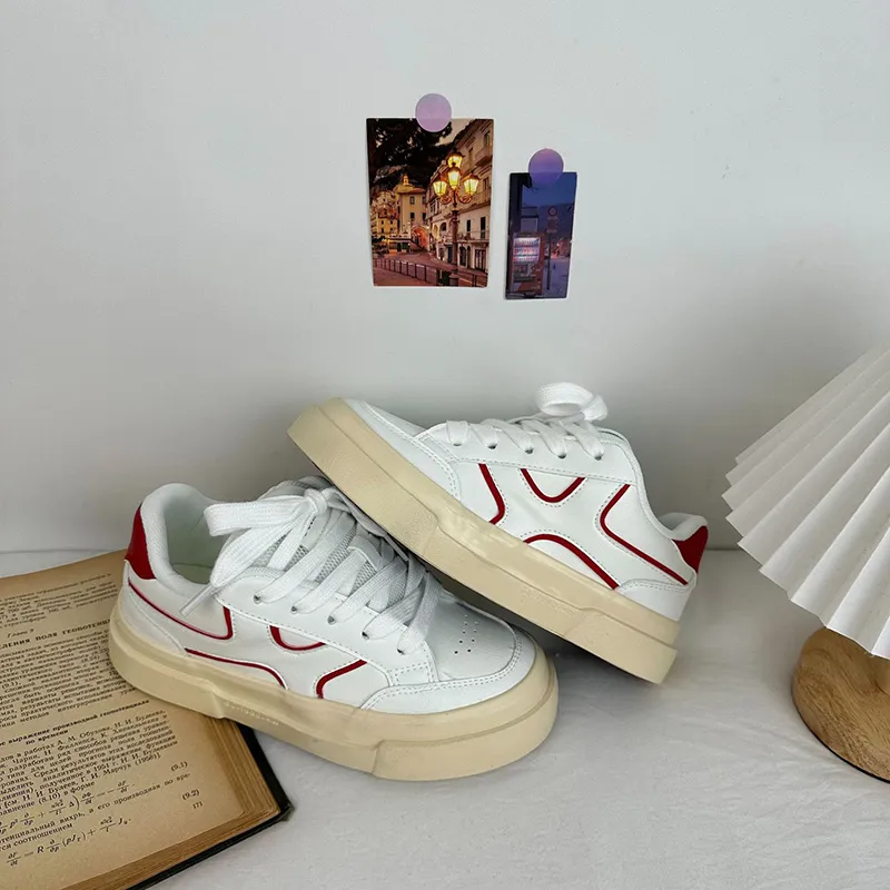 Than Than Me Anti-Slip And Wear-Resistant Breathable Low-Top Skateboard Shoes Women's-2