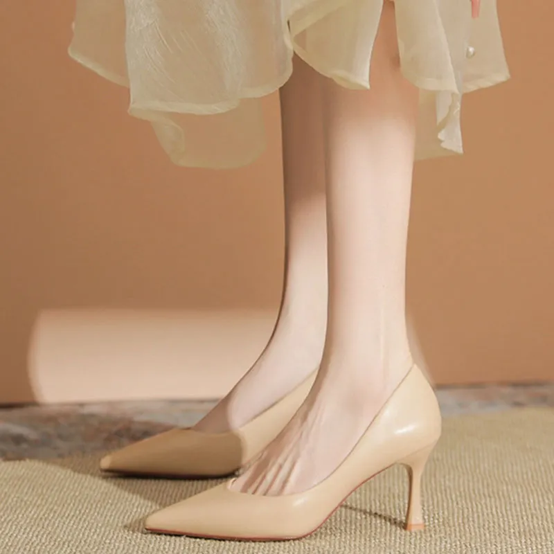 Than Than Me Slim Heel High Heels Women's-10