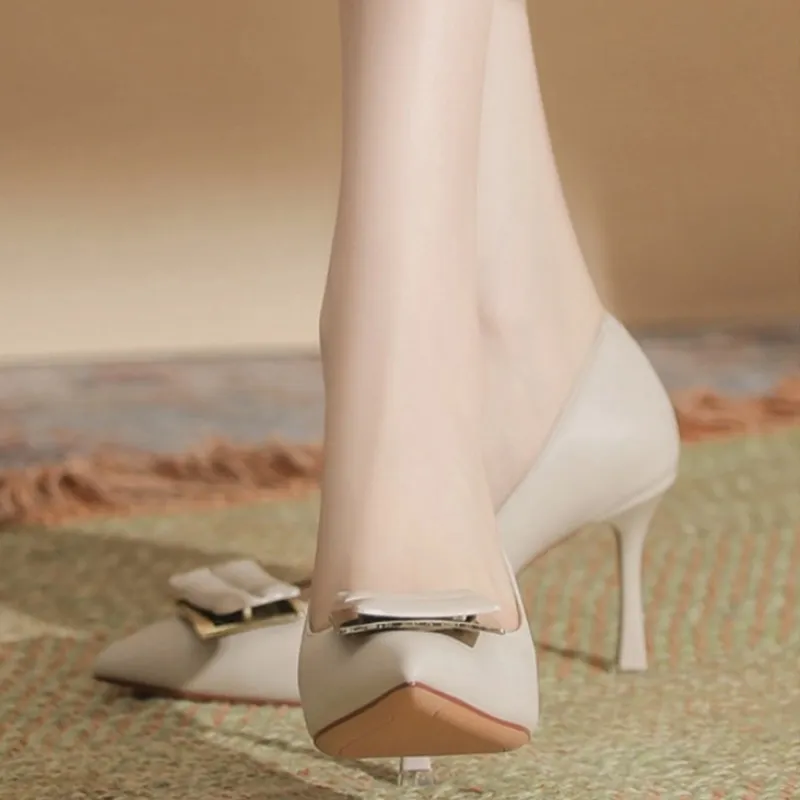 Than Than Me Slim Heel High Heels Women's-7