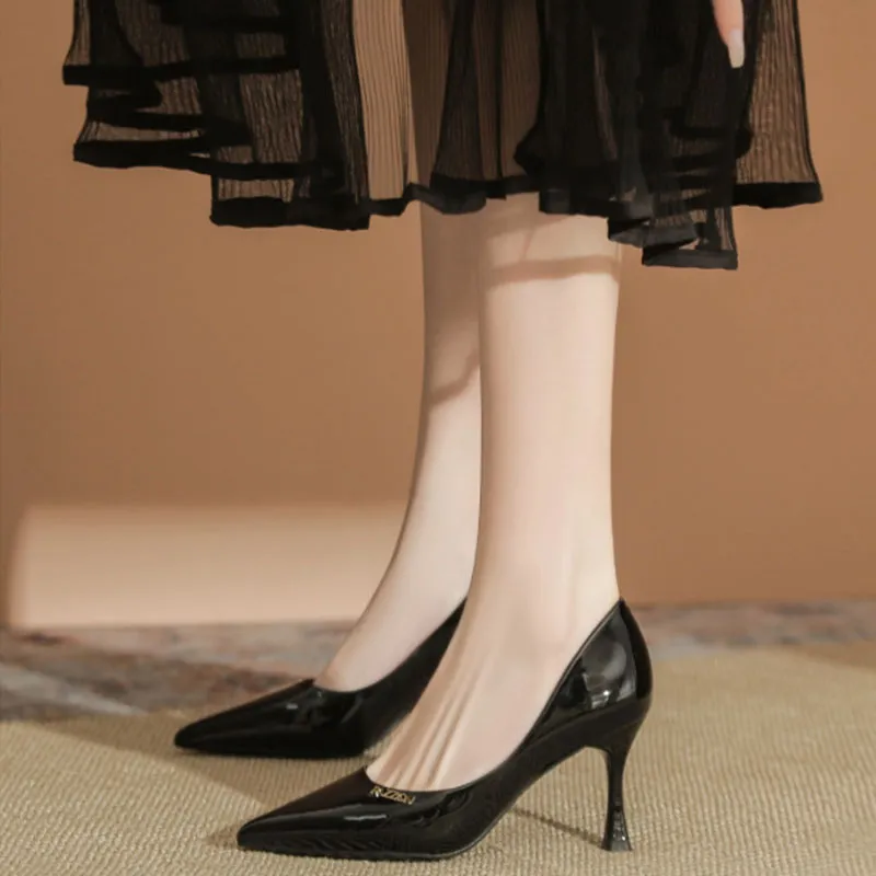 Than Than Me Slim Heel High Heels Women's-5
