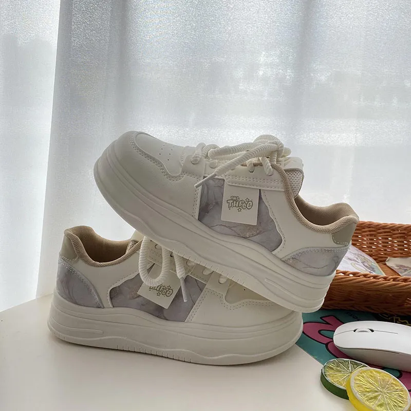 Than Than Me Slip-Resistant Low-Top Skateboard Shoes Women's-6