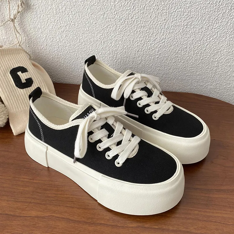 Than Than Me Slip Resistant Low Top Skateboard Shoes Women's-2