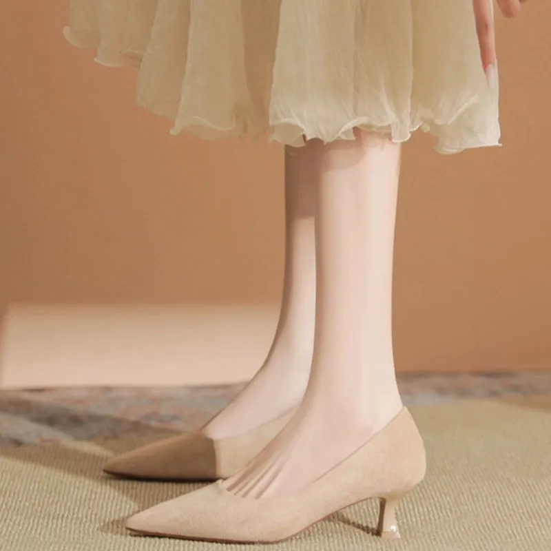 Than Than Me Slim Heel High Heels Women's-6