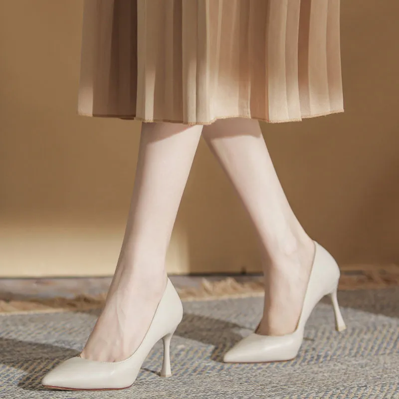 Than Than Me Slim Heel High Heels Women's-12