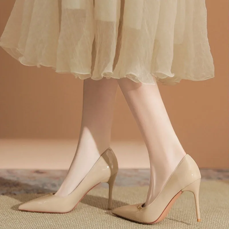 Than Than Me Slim Heel High Heels Women's-9