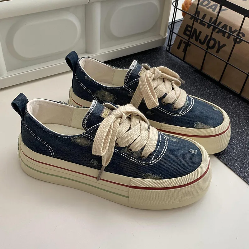 Than Than Me Slip-Resistant Breathable Low-Top Skateboard Shoes Women's-3