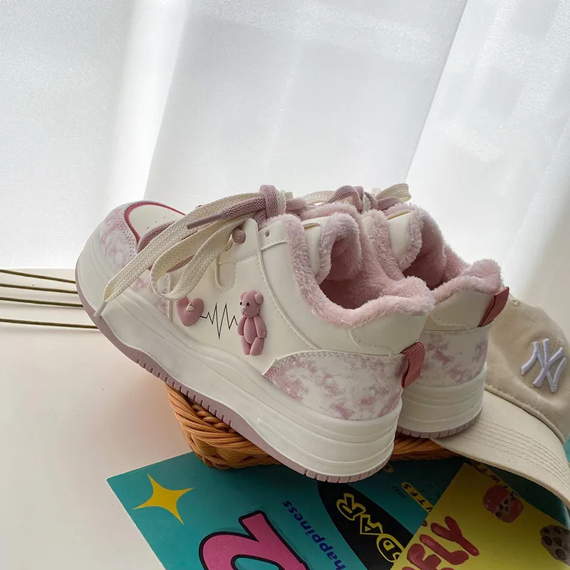 Than Than Me Thermal Mid Top Skateboard Shoes Women's-3