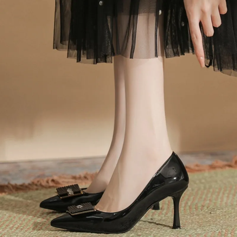 Than Than Me Slim Heel High Heels Women's-11