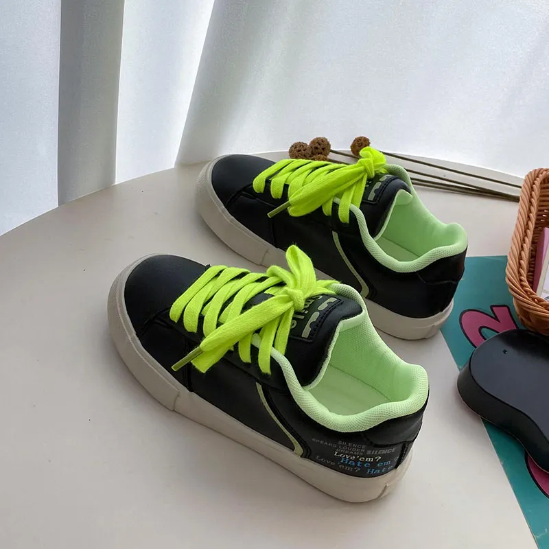 Than Than Me Slip-Resistant Low-Top Skateboard Shoes Women's-2