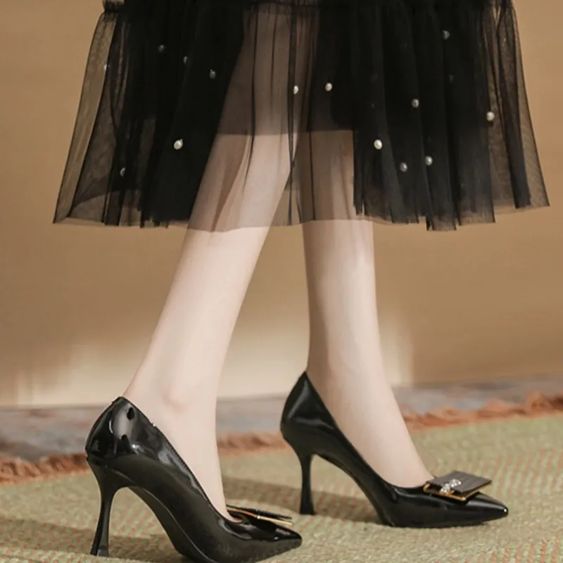 Than Than Me Slim Heel High Heels Women's-9