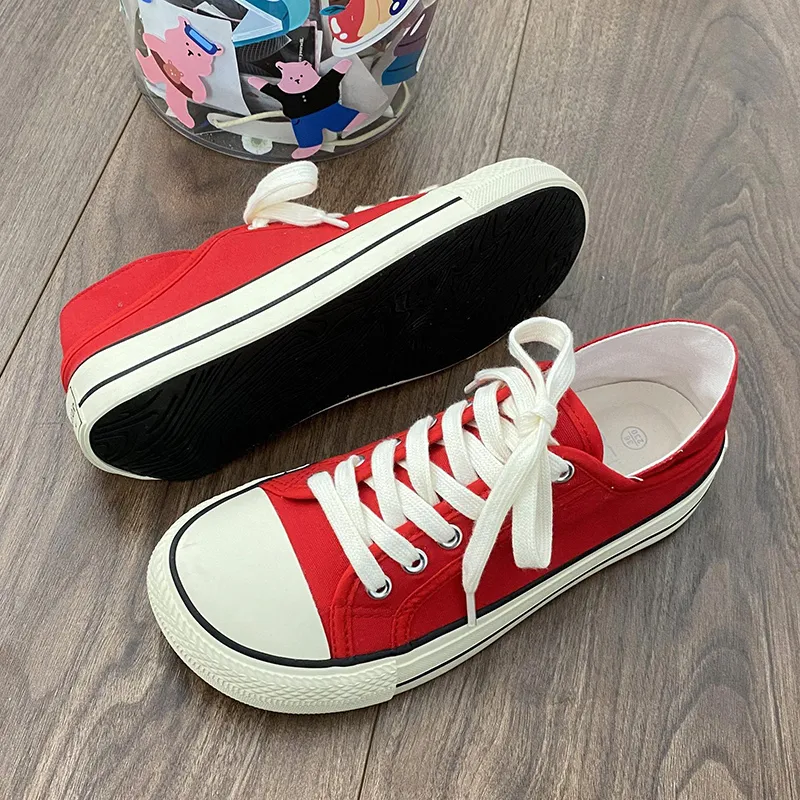 Than Than Me Slip Resistant Low Top Skateboard Shoes Women's-19