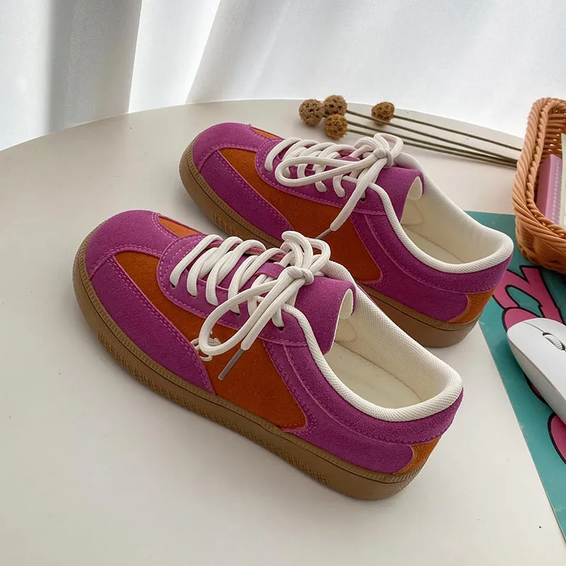 Than Than Me Slip Resistant Low Top Skateboard Shoes Women's-15