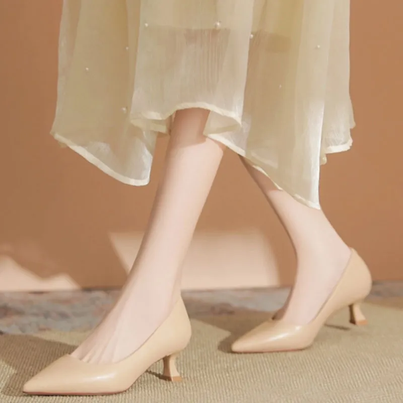 Than Than Me Slim Heel High Heels Women's-11