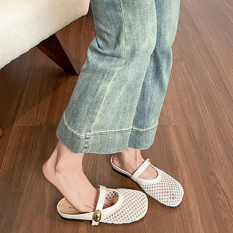 Than Than Me Rubber Sole Slip Resistant Closed Toe Slippers Women's-6